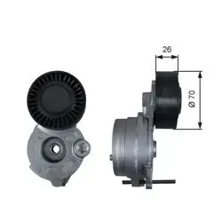 Alternatör Gergi Kütüğü (VW Touareg 3.0 V6 TDI 10-18 / Audi A4-A5-A6 3.0 TDI 10-17)