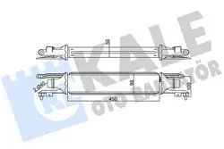 Turbo Radyatörü Intercooler (Opel Corsa D 1.3 CDTI 06 -) Z13dtj-A13dtc-Z13dth-Z13dte-Z13dtr