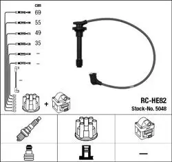 Ateşleme Kablosu (Honda Cr-V I (Rd) 2.0 16V 4Wd (Rd1, Rd3) 99-02)