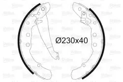 Kampana Balata-230X40 (VW Caddy 83-03 Passat 88-97 Audi A100 77-93)