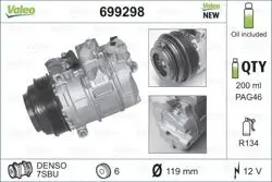 Klima Kompresörü Mercedes W202 93 / 00 S202 96 / 01 C208 97 / 02 W210 95 / 00 Vito 638 97 / 03 Sprinter 95 / 00