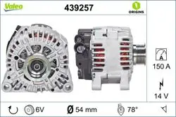 Alternatör 12 V 150A Citroen C5-Jumpy-Peugeot 407 2.0 HDI