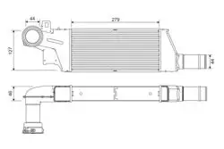 Turbo Radyatörü (Opel Corsa C Combo C 1.7 CDTI 1.3Dtı)