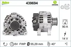 Alternatör 12 V 90A Peugeot Partner Tepee 1.6 HDI 08-10 / 308 1.6 HDI Citroen Berlingo 1.6 HDI 08-10