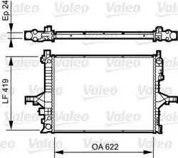 Radyatör Volvo S60 2.4 11.00-/ S80