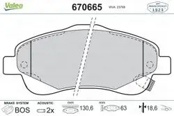 Balata Fren Ön-(Toyota Avensis 03 / 08 / Corolla-Verso 04 / 07)