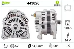 Alternatör 12 V Kasnaklı 110A Renault Clio 1,5 DCI 03-/ Kangoo 1,5 DCI 03-/ Megane 1,5 DCI 03- *5 + 4