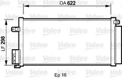 Kondenser Opel Corsa D / Fiat Bravo / Punto