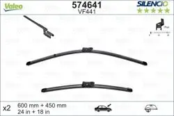 Silencio X-Trm Flat Blade Vm441 (X2) (600 + 450 mm) Fiat Bravo (03 / 07 /)