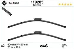 Swf Visioflex Flat Blade (X2) (500 + 450 mm) Renault Clio Campus (06 / 09 / 08 / 11)