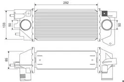 Turbo Radyatörü Intercooler Al / Brz (Land Rover Land Rover Freelander)