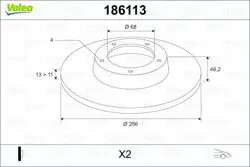 Fren Diski Audi 100 1.8-1.9-2.0 -