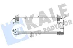 Turbo Radyatörü Brazing Renault Master III 2.3 10-730×173X50