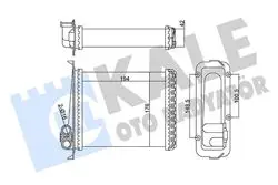 Kalorifer Radyatörü Mekanik (Volvo 850 / C70 I / S70 / V70 I)