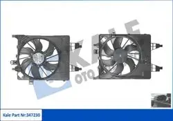 Fan Motor + Davlumbaz (Renault Kango / Megane II / Scenic)
