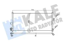 Klima Rayatoru Nissan Almera 2000-/ Primera P12 2002-/