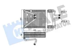 Evaporator (Fiat Doblo Mpv-Punto 1.3 JTD 1.9 JTD 00-12)