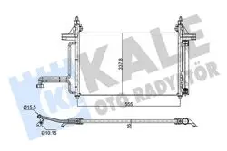 Klima Radyatörü Brazing (Fiat Stilo 01-08)