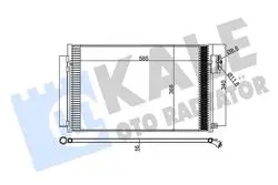 Klima Radyatörü Kondenser (Fiat Egea 1.4 15-Benzinli)