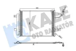 Klima Radyatörü Mitsubishi Colt 2004-2012 Smart Forfour 04-06