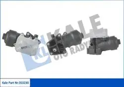 Yağ Filtre Braketı + Soğutucu (VW Amarok / Caddy / Crafter / Golf / Passat / Polo / Transporter / Audi Q3)
