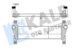 Ford Ranger 2011-2020 Model Arası 2.2TDCI Turbo Radyatörü Intercooler Klimalı / Klimasız