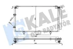 Klima Radyatörü Kondenser (Toyota Camry 11 / 01-01 / 06)