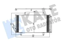 Klima Radyatörü Kondenser (Toyota Camry 01 / 06 -)