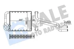 Kalorifer Radyatörü Hyundai Elantra 2011-