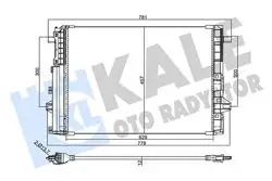 Klima Radyatörü Mercedes X117 13-18 W176 13-18 W246 13-18 C117 13-18