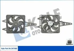 Fan Motoru Davlumbazlı (Fiat Tempra-Tipo-Uno 1.4 1.6) Kılımasız Nac