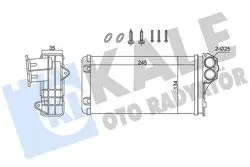 Kalorifer Radyatörü Mekanik (Peugeot 206 14 / 16 16V 1.6 / 2.0 HDI 00-206 + (T3e) 1.4Hdı 09 / 13 245×137X35