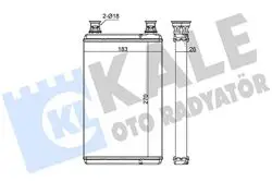 Kalorifer Radyatörü (Mercedes Benz (S-Class) W221 05 / 13 , C216 06 / 13 [Brazıng Al / Al] [26mm]
