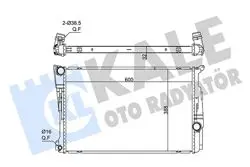 Su Radyatörü Brazing BMW X3 (F25) 11 / 17 , X4 (F26) 14 / 18 (At / Mt) [] [600X388x32]