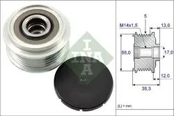 Alternatör Kasnağı (Toyota: 2.0 D4-D Avensis 03-08 Corolla 02-07 Rav4 II 01-05)