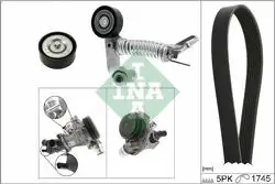 Devirdaim + Kutuk + Kayış + Rulman Mercedes Om651 X156 13 / W176 14 / 18 W246 14 / 18 C117 14 / 19 Termostatlı