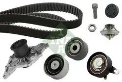 Triger + Mazot Pompa Kayış Seti + Devirdaim + Termostat (VW Passat 97-02 Audi A4 98-08 A6 98-05)