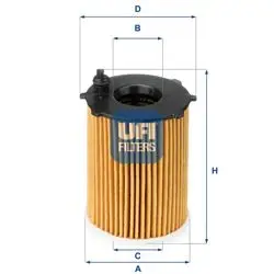 Yağ Filtresi (Fiat Panda 0.9 2012-/ 500 0.9 2009-/ Punto 0.92012 -)