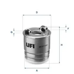 Yakıt Filtresi (Mercedes Om642-Om651 / W204-W212)