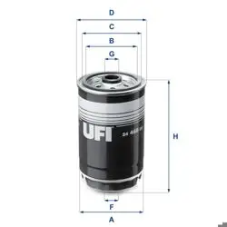 Yakıt Filtresi (Hyundai i30 1.6 CRDI 11-16 / I40 1.7 CRDI 11-/ Santa Fe 2.7 03.06-/) Euro 6
