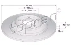 Arka Fren Diski (P3) (07 -) (Exc Xc60) (30769059)