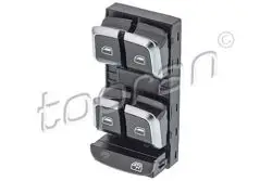Sol Ön Kapı Cam Anahtarı-Krom (Audi A4 13-16 A5 12-16 Q5 13-17) 10Pın