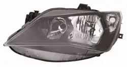 Ön Far Sağ Seat Ibiza 12-16 Icı Siyah Sport Tip