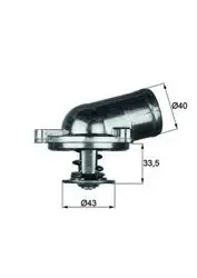 Termostat (Mercedes M111 / W124-W202-W210 Klimasız)