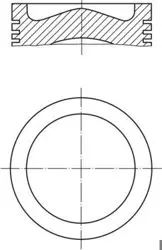 Piston Segman Std (Ford Fiesta 1.4Tdcı 70Ps Euro 5 09-Peugeot 207 208 2008 Cıtreon C3 Ds3)
