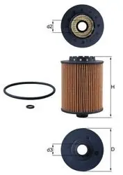 Yağ Filtresi Volvo S60 III S80 III S90 Xc60 II Xc90 V40 II 14-20 Yeni D4-T5
