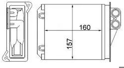 Kalorifer Radyatörü (VW Crafter 06-16 / Mercedes Sprinter 06-13) 8Fh351313-594