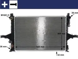 Su Radyatörü (Volvo: S60 V70 S80) 8Mk376774-231