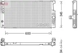 Su Radyatörü Bmw: BMW 5 F10-F11 520I 528I 11-17 At Brazing 600×338×32