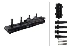 Ateşleme Bobini, 12V, 4-Kutuplu, Citroen Evasion-Xsara / Peugeot 406-806